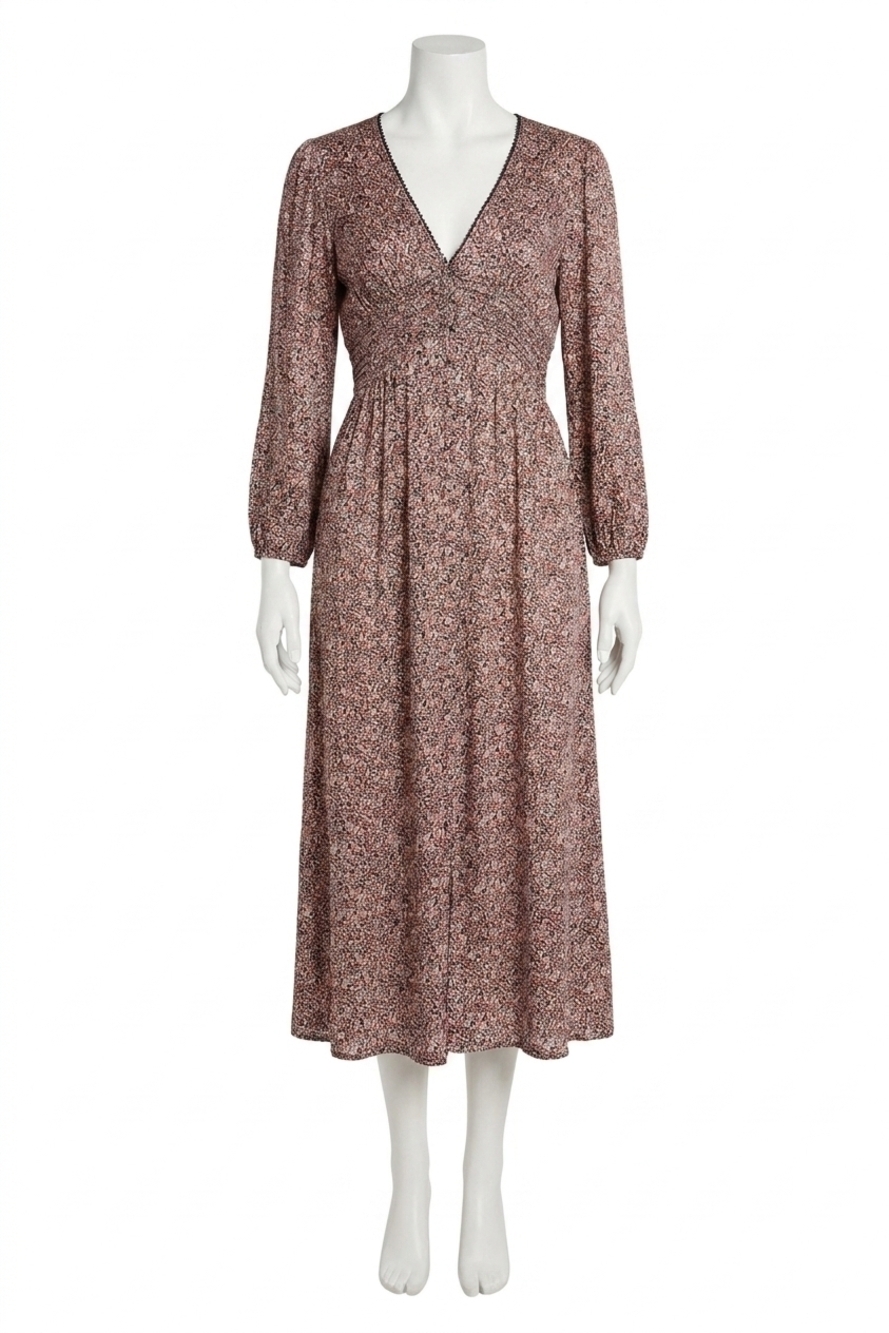 NEW SALTWATER LUXE pattie midi dress in multi-floral garden